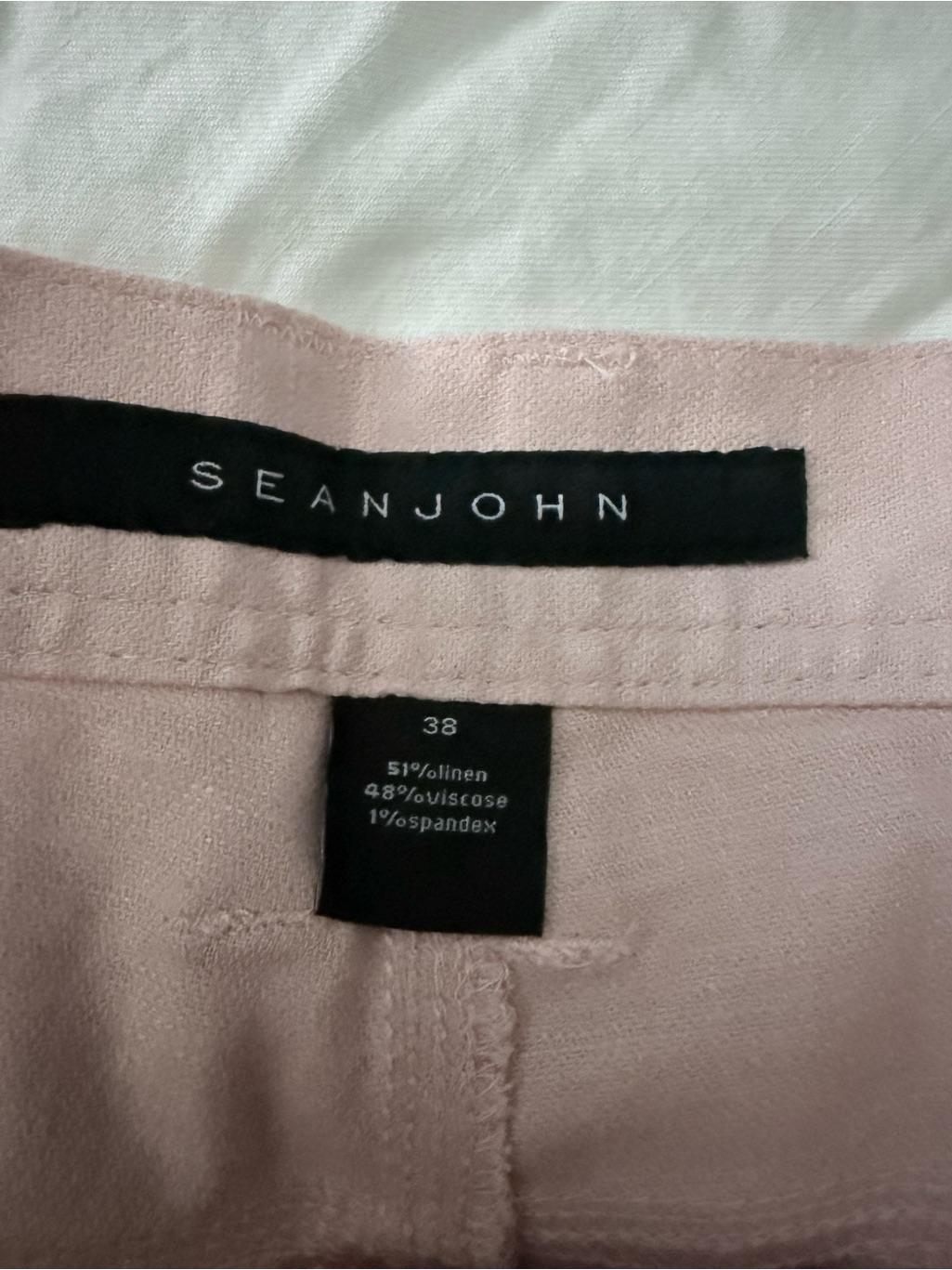 Sean John Beige Stretch Casual Pants